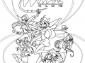 Coloriage de Winx à imprimer