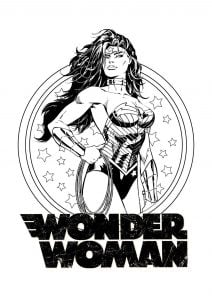 Wonder Woman Prête Au Combat