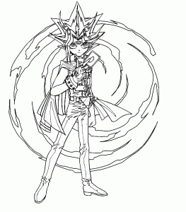 Coloriage De Yu Gi Oh Pour Enfants