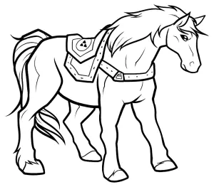 Coloriage De Zelda à Télécharger