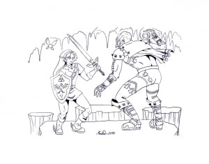 Coloriage De Zelda à Télécharger