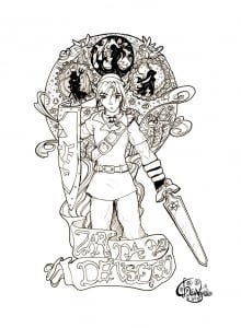 Coloriage De Zelda Pour Enfants