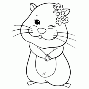 Coloriage de Zhu Zhu Pets à colorier pour enfants