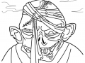 Coloriage De Zombie à Imprimer