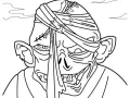 Coloriage De Zombie à Imprimer