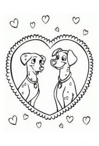 Free Printable 101 Dalmatians Coloring Page