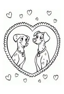 Free Printable 101 Dalmatians Coloring Page