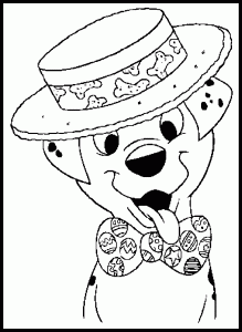 Coloring Of The 101 Dalmatians To Download For Free