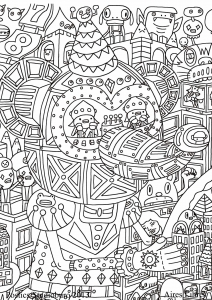 To print for free - Adult Kids Coloring Pages
