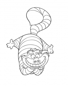 Alice in Wonderland coloring pages to download for free
