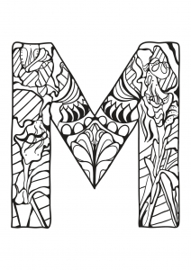 coloring-page-alphabet-to-color-for-kids : M
