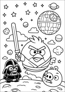 Intergalactic adventures in front of the death star