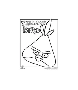 Image Of Angry Birds To Download And Color