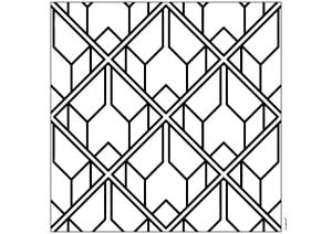 Simple art deco motifs
