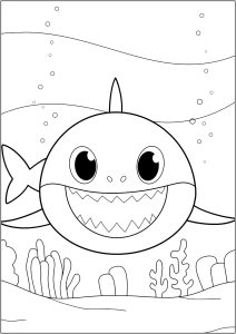 Baby Shark And His Shark Teeth