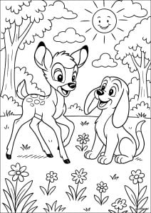A joyful encounter in nature
