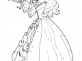 Barbie Coloring Page For Kids