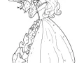 Barbie Coloring Page For Kids