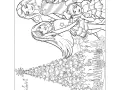 Barbie Christmas Coloring Page