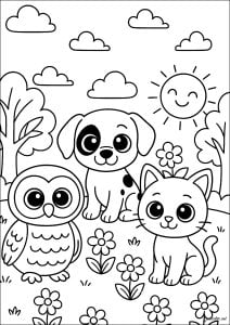 Pretty animals in the park