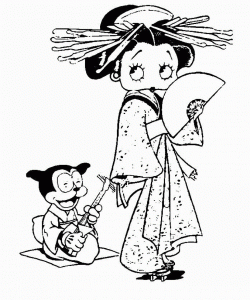 Free Betty Boop Coloring Page