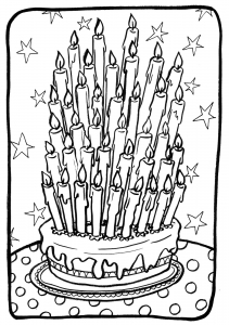 Birthday Just Color Kids Coloring Pages For Children