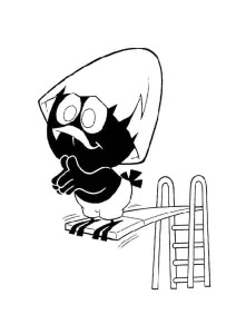 Calimero picture to print and color