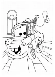 Cars Coloring Page To Print For Kids