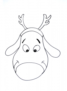 Christmas Coloring Page For Children