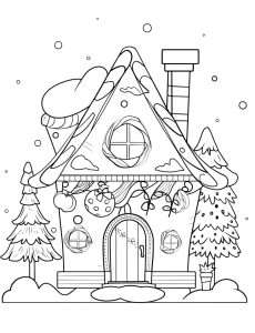 Coloring page christmas to print for free