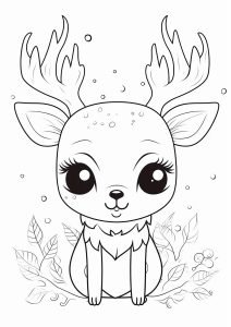 Little Reindeer With Big Eyes