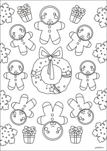 Gingerbread Men And Donuts