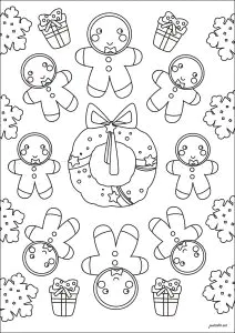 Gingerbread Men And Donuts