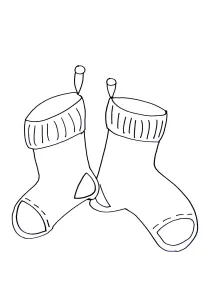 Christmas coloring page for children to print