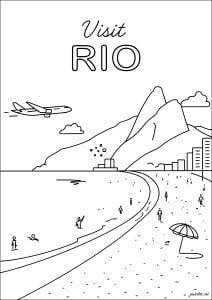 Sunny And Cheerful Beach In Rio  Brazil 