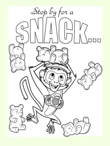 Giant Meatballs Storm Image To Download And Color
