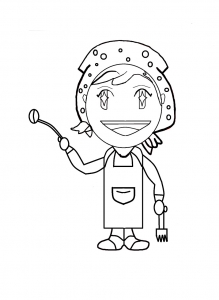 Cooking Mama coloring pages for kids