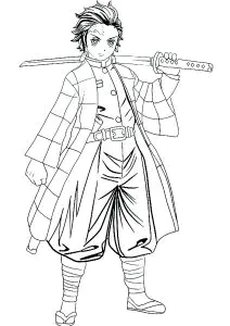 Tanjiro Kamado With His Sword