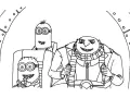 Free despicable me coloring page