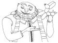 Despicable me coloring page to print for free