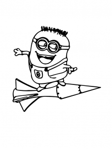 Free Despicable Me drawing to print and color