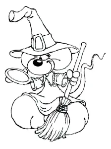 Diddl coloring page for kids