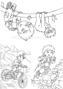 Image of diego to print and color