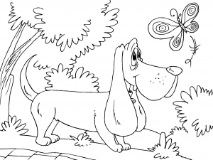 coloring-page-dog-free-to-color-for-children