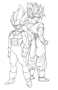 Songoku And Vegeta