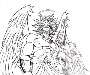 Broly Super Saiyajin Angel