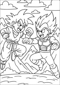 Epic battle between two warriors