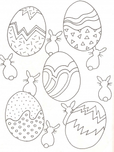 Easter coloring for children