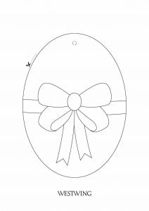 Free Easter drawing to print and color