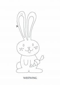 Coloring page easter to color for kids